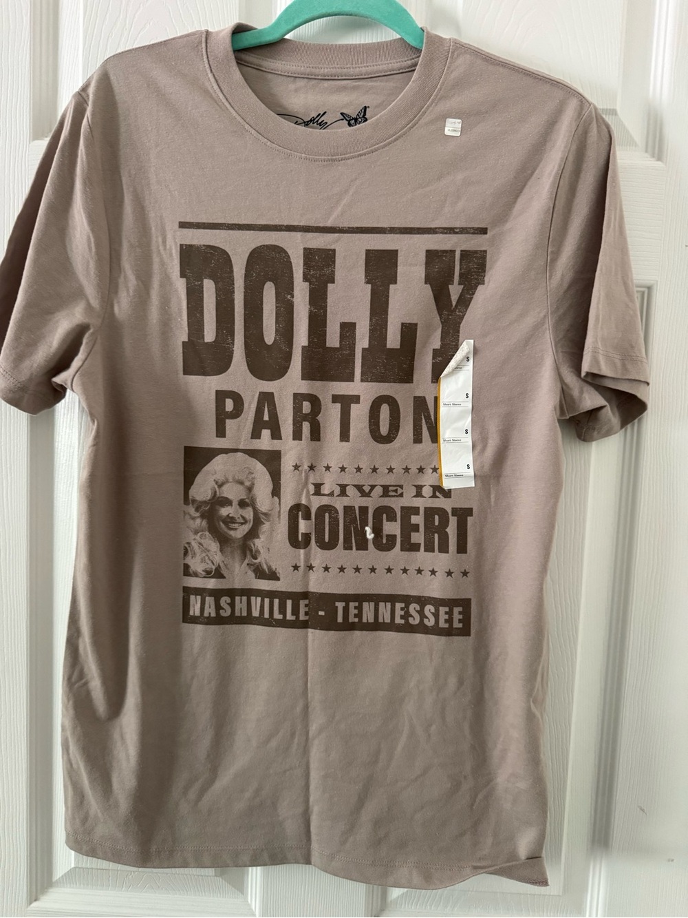 Dolly Parton Live in Concert Graphic Tee - Taupe